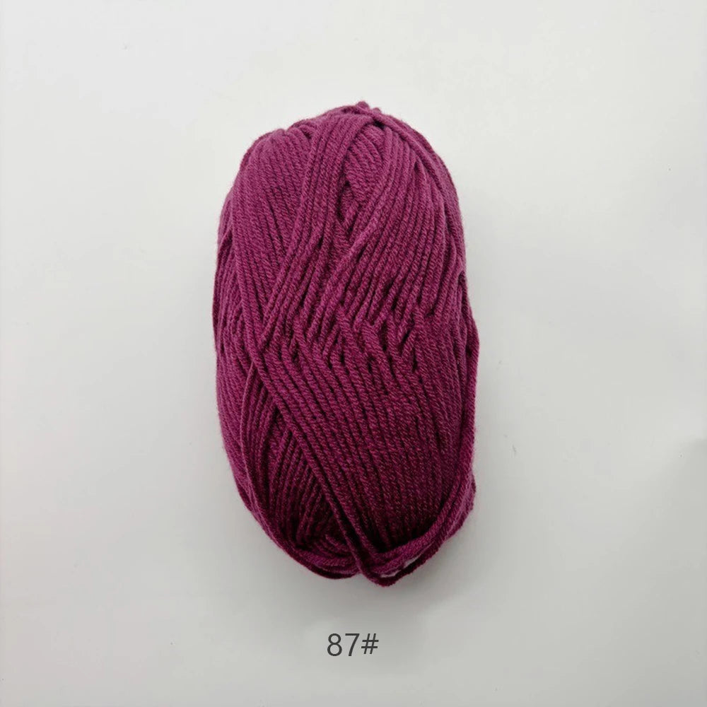 Soft Milk Cotton Yarn for Hand Knitting Projects - Smarsty