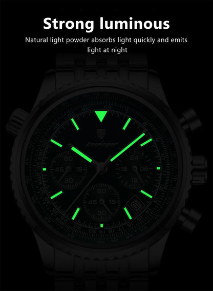 Luxury Waterproof Military Men's Watch with Luminous Features - Smarsty