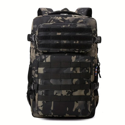 Tactical Backpacks Men's Camouflage Backpack, Hiking And Camping Backpack, LargeCapacity Multi-layer Outdoor Sports Backpack - Smarsty