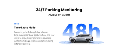 Dash Cam 4K Night Vision GPS ADAS Front Rear Parking - Smarsty