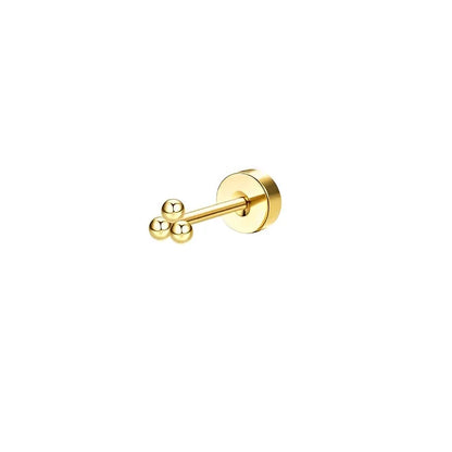 Stainless Steel Earrings For Sensitive Ears Slim Flat Back - Smarsty