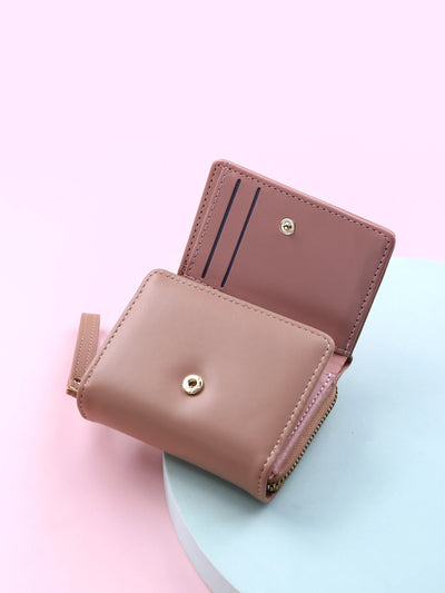 Luxury Brand Women's Small Wallet Female Card Holder Short Wallets with Coin Purse for Woman Ladies PU Leather Hasp Mini Clutch - Smarsty