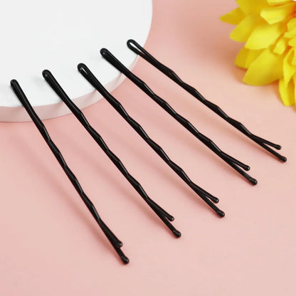 Black Bobby Pins Set for Effortless Hair Styling - Smarsty