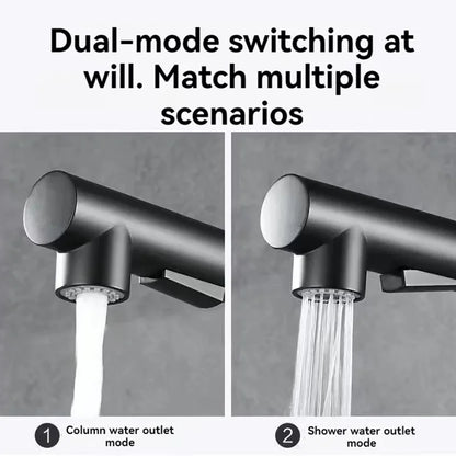 Black Stainless Steel Pull Out Kitchen Faucet with Free Shipping - Smarsty