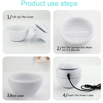 USB Rechargeable Ultrasonic Humidifier for Aromatherapy - Smarsty