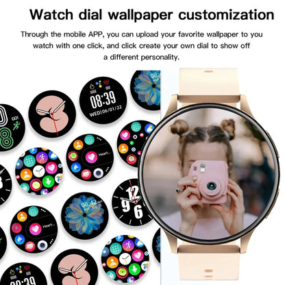 Women Bluetooth Smart Watch with Heart Rate Monitoring - Smarsty