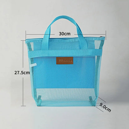 Mesh Makeup Bag Cosmetic Organizer Hanging Travel Case - Smarsty