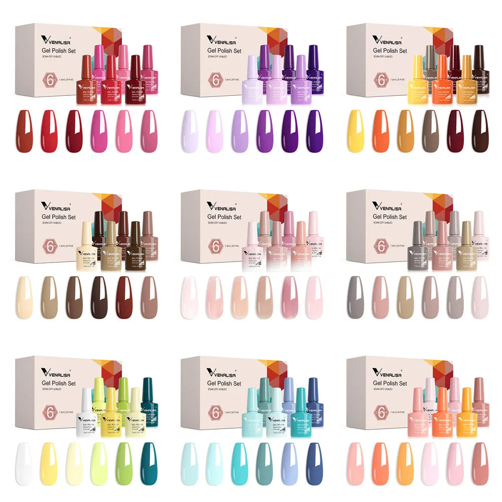 Venalisa HEMA Free Jelly Pink Nail Gel Kit - Smarsty