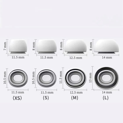 Silicone Eartips for AirPods Pro with Pressure Relief - Smarsty