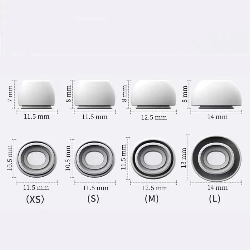 Silicone Eartips for AirPods Pro with Pressure Relief - Smarsty
