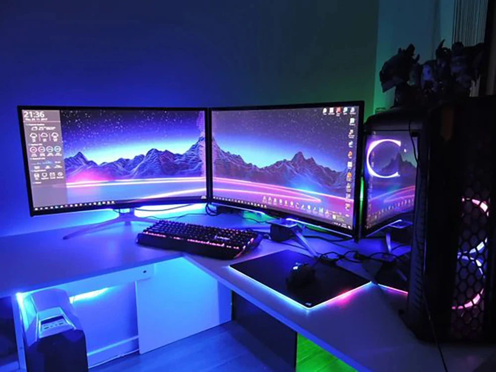 Smart LED Strip Lights with Bluetooth Control for Home Decor - Smarsty