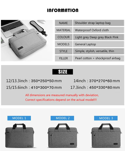 Durable Canvas Laptop Sleeve Case With Zipper Closure - Smarsty