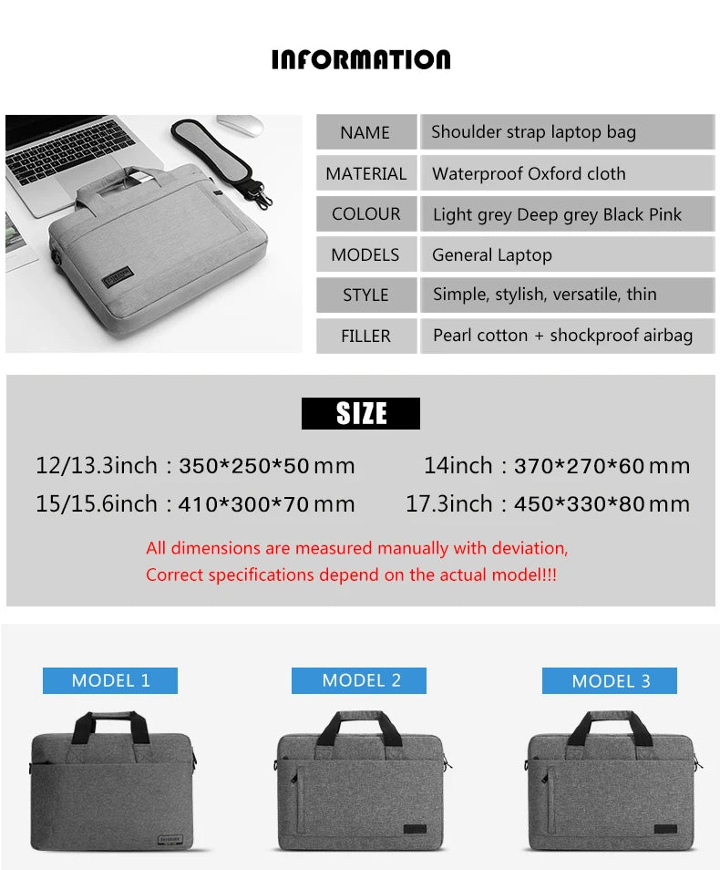 Durable Canvas Laptop Sleeve Case With Zipper Closure