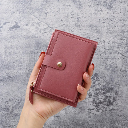 Wallet female ins students 2024 new wallet female ultra-thin card bag one small change bag clutch bag - Smarsty