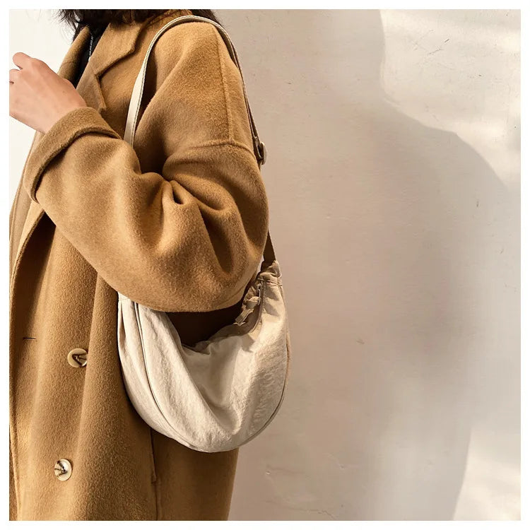 Casual Nylon Crossbody Bag for Women Large Capacity - Smarsty
