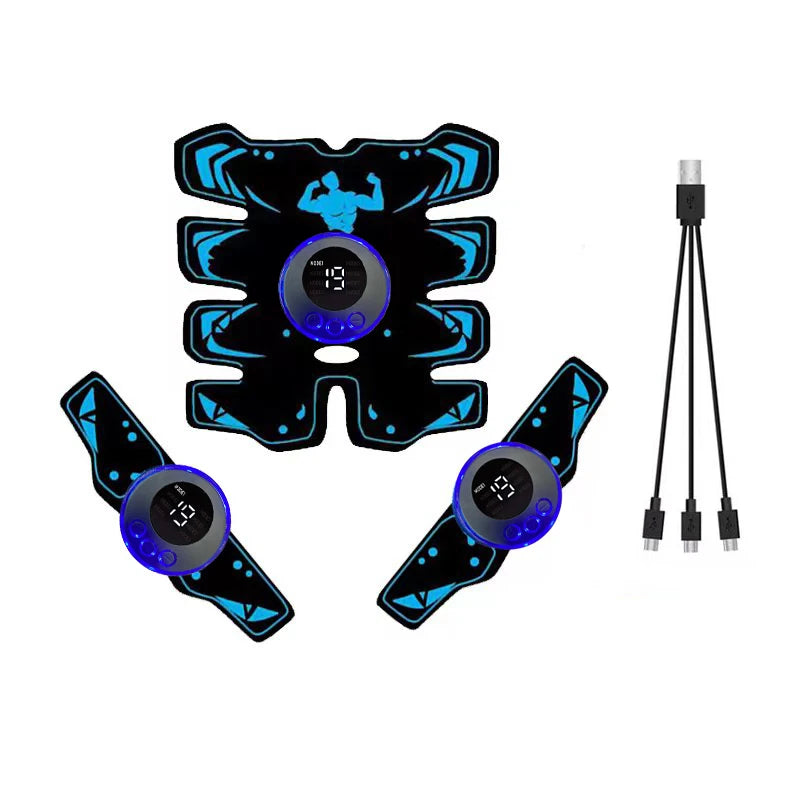 USB Rechargeable EMS Muscle Stimulator for Effective Abdominal Training - Smarsty