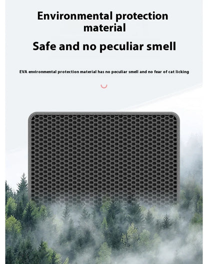 Large Cat Litter Mat Waterproof Double Layer Non Slip Litter Box Tray Pad Washable Durable Pet Toilet Training Mat - Smarsty