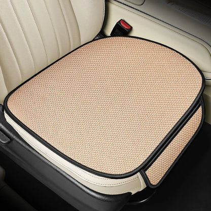 Breathable Ice Silk Car Seat Cushion Non-slip and Wear-resistant Solid Color Ice Silk Car Seat Cover, Universal Fit Most Cars