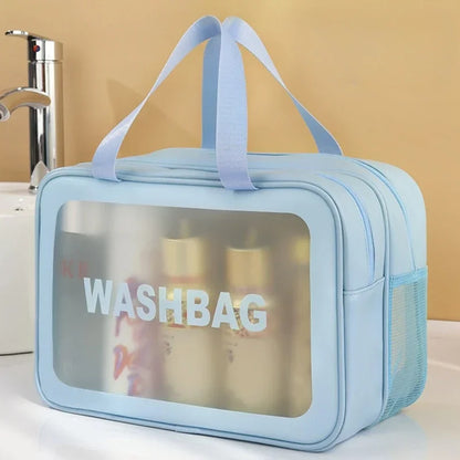 Wet-dry separation makeup bag portable toiletry bag travel essentials large capacity storage bag fitness swimming essentials - Smarsty