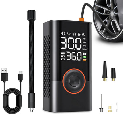Portable Wireless Car Tire Inflator Digital Pressure Gauge - Smarsty