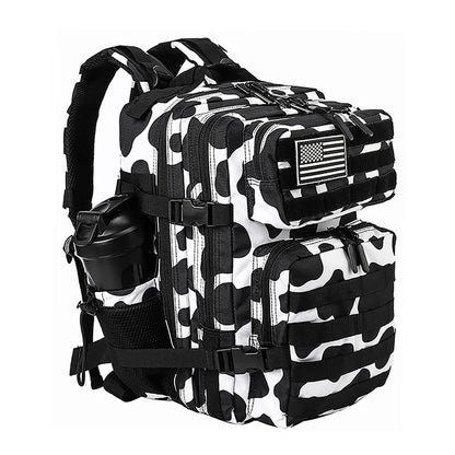 LHI 45L/35L/25L Tactical Backpack for Men and Women Waterproof Athlete Gym Outdoor Bag Travel Hiking Rucksack with Bottle Holder - Smarsty
