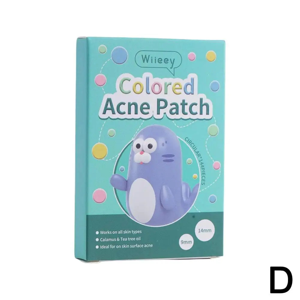 144PCS Colorful Acne Patches for Clear Skin - Smarsty