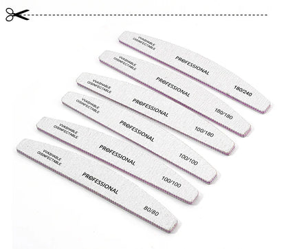 Professional Nail File Set for Gel Polishing 5 Pieces - Smarsty