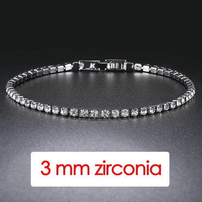 Trendy Women's Tennis Bracelet with AAA+ Cubic Zirconia - Smarsty