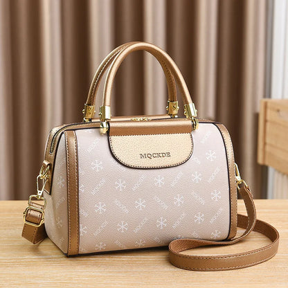 Soft Leather Women Crossbody Bag Large Capacity Versatile - Smarsty