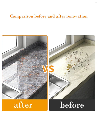 Marble Waterproof Kitchen Wallpaper Easy Peel and Stick - Smarsty