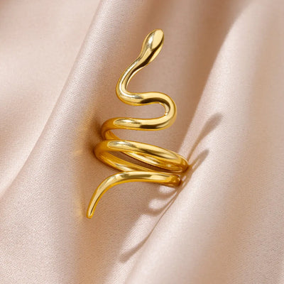 Luxury Gold 316L Stainless Steel Rings for Women - Smarsty