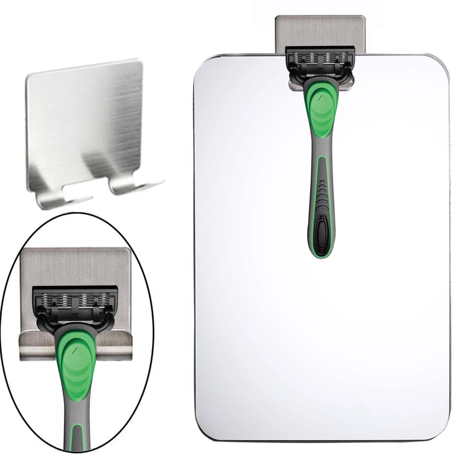 Fogless Acrylic Shower Mirror for Easy Shaving - Smarsty