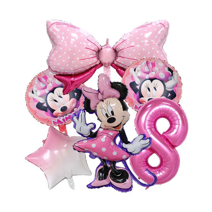 Minnie Mouse Birthday Party Disposable Tableware Set - Smarsty