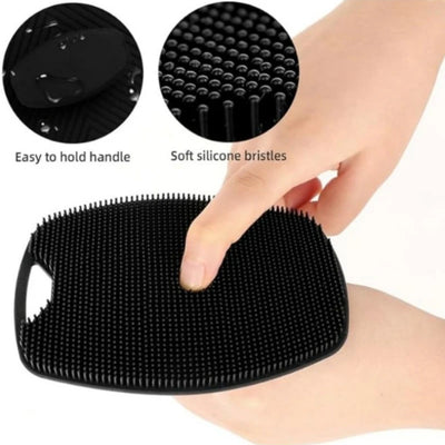 Soft Silicone Exfoliating Brush for Gentle Body Cleansing - Smarsty