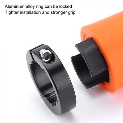 Bicycle Handlebar Grip Lock On Mountain Bike Grip Soft Rubber MTB Cuffs 22.2mm Bicycle Handle Cover Non-slip Bike Handles - Smarsty