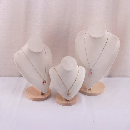 Velvet Jewelry Display Stand for Necklaces and Pendants - Smarsty