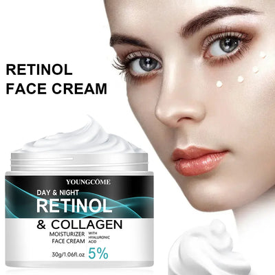 YOUNGCOME Retinol Cream Promotes Skin Elasticity And Luster Nourishing Nourishing And Locking Moisture To Improve Skin Texture - Smarsty