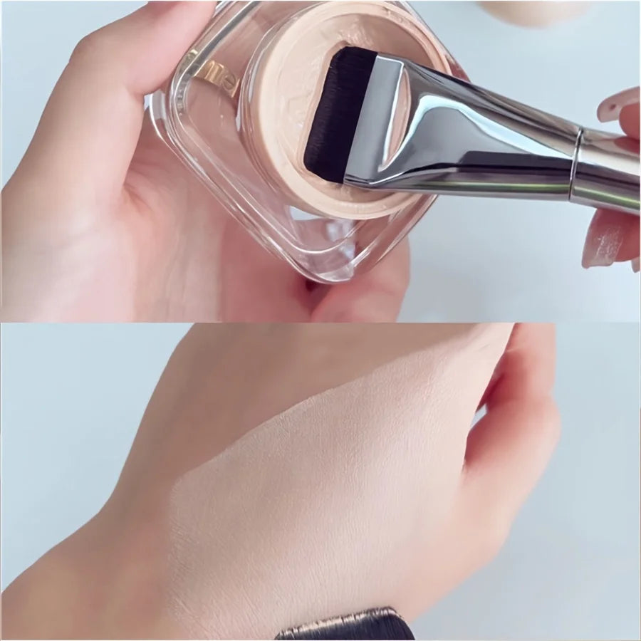 Ultra-thin Flat Foundation Brush for Seamless Makeup Application - Smarsty