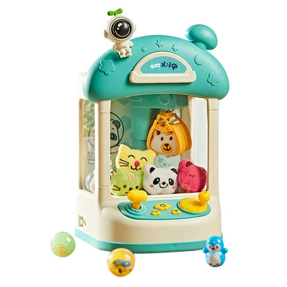 Mini Claw Machine Crane Machines Toy Large Claw Catch Toy Kids Coin Operated Play Game Clip Doll Toys Gifts for Girls and Boys