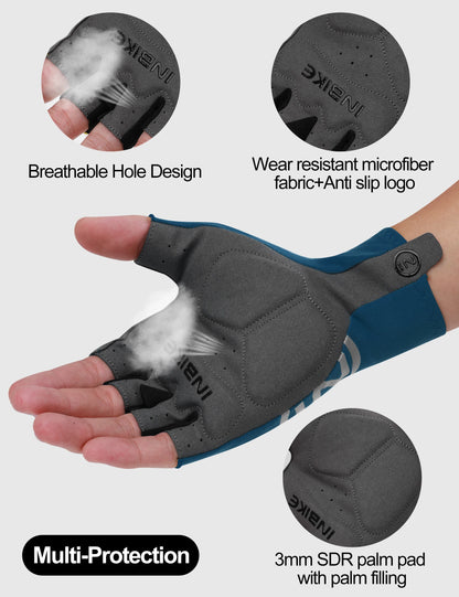 INBIKE Gel Padded Cycling Gloves Summer MTB - Smarsty