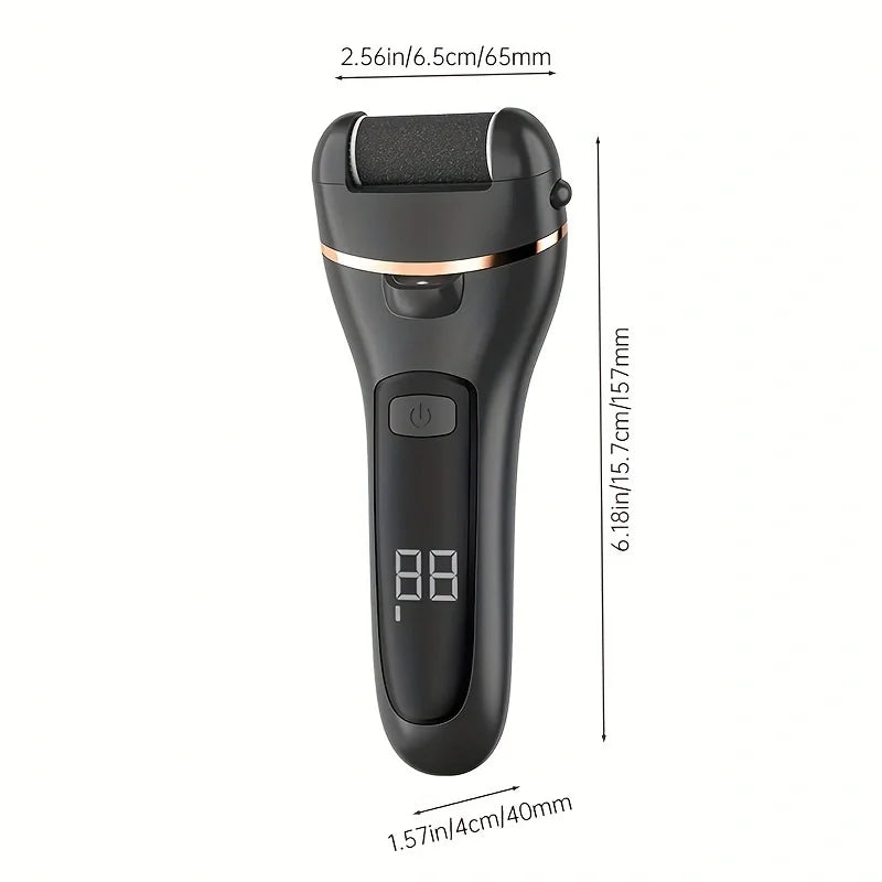 Rechargeable Electric Foot Grinder - USB Powered Callus Remover with Adjustable Speeds, for Men & Women's Pedicure and Self-Care - Smarsty