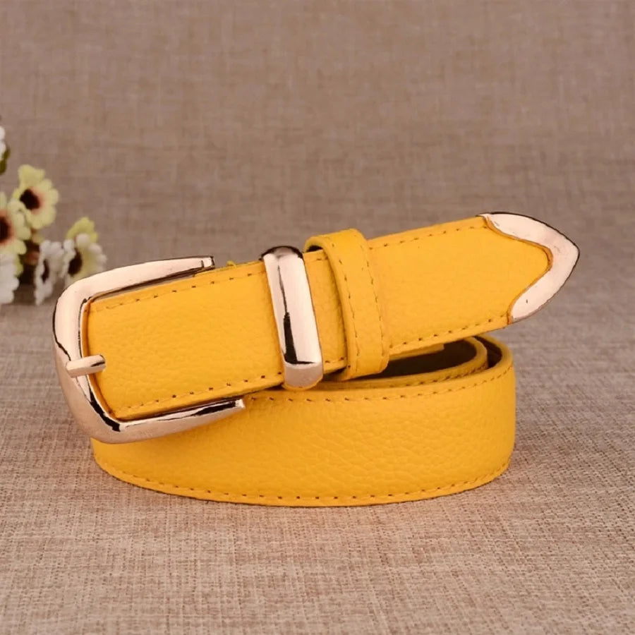 Women's Leather Trousers Belt High Quality Vintage Strap - Smarsty