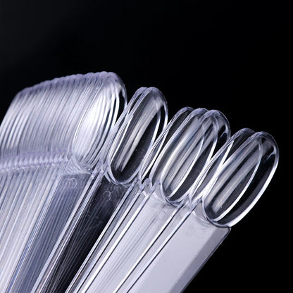 50pcs Oval Nail Display Tips for UV Gel Swatching - Smarsty