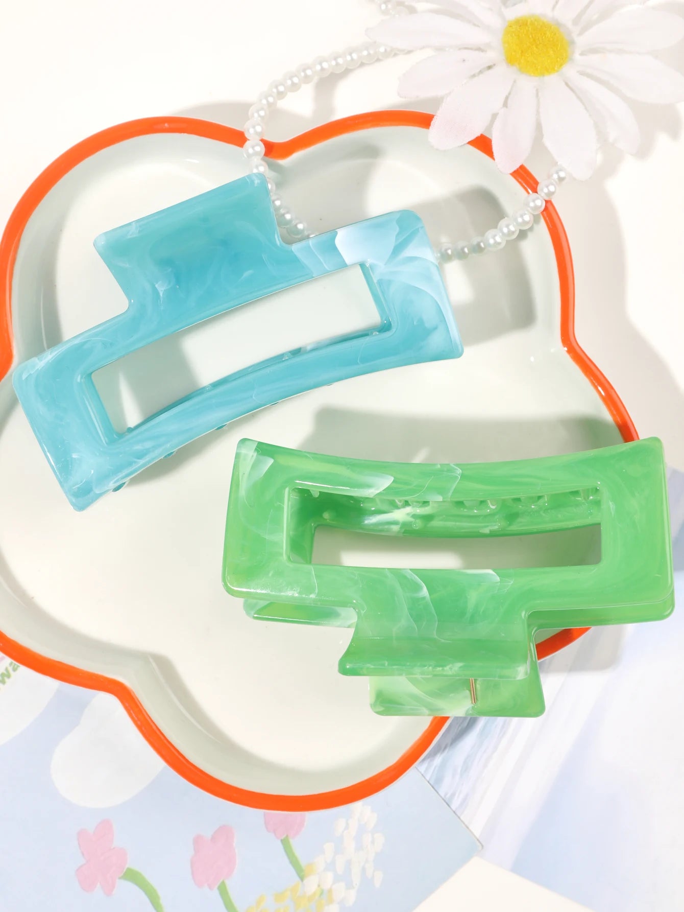 Hair Claw Clips Strong Hold Nonslip For Thick Hair - Smarsty