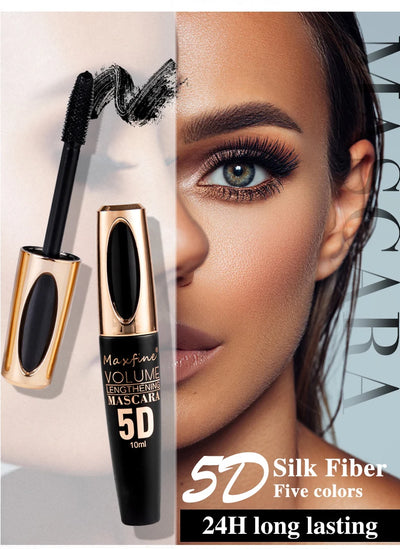 5D Silk Mascara for Big Eyes with Lengthening Formula - Smarsty