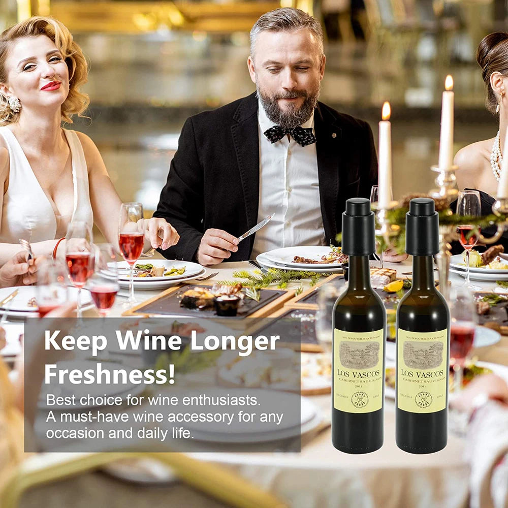 Reusable Vacuum Wine Bottle Stopper for Freshness - Smarsty