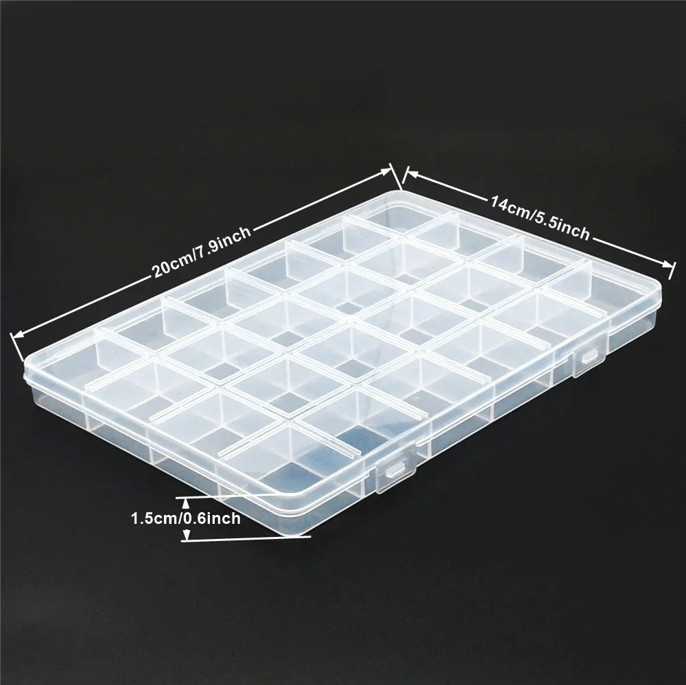 Plastic Storage Box Organizer for DIY Jewelry Crafts - Smarsty