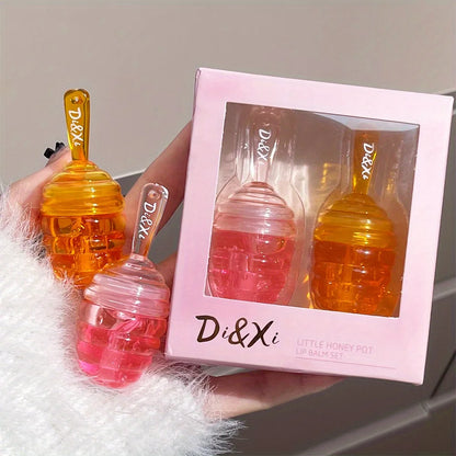 Small Honeypot Lip Oil for Moisturizing Soft Lips - Smarsty