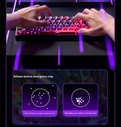 Mechanical Gaming Keyboard With Magnetic Switch And RGB - Smarsty