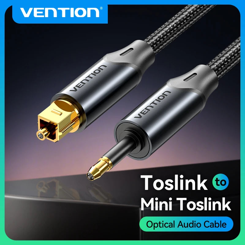 Vention Toslink SPDIF Optical Audio Cable for Amplifiers - Smarsty